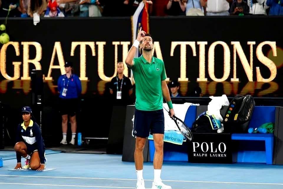 澳网100胜！38岁德约仍在刷纪录1月19日，罗德·拉沃尔球场，德约科维奇