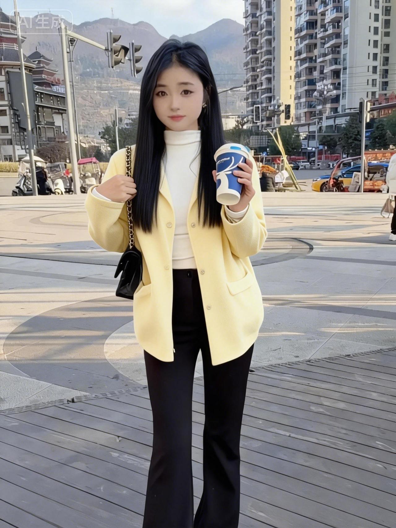 轻纱拂面，笑语盈盈。