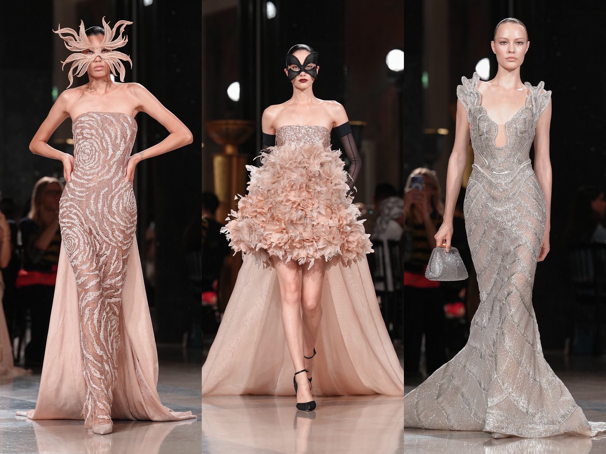 ElieSaab高定，不至于“仙”，出彩的一季👏巴黎高定时装周/高定工坊的极