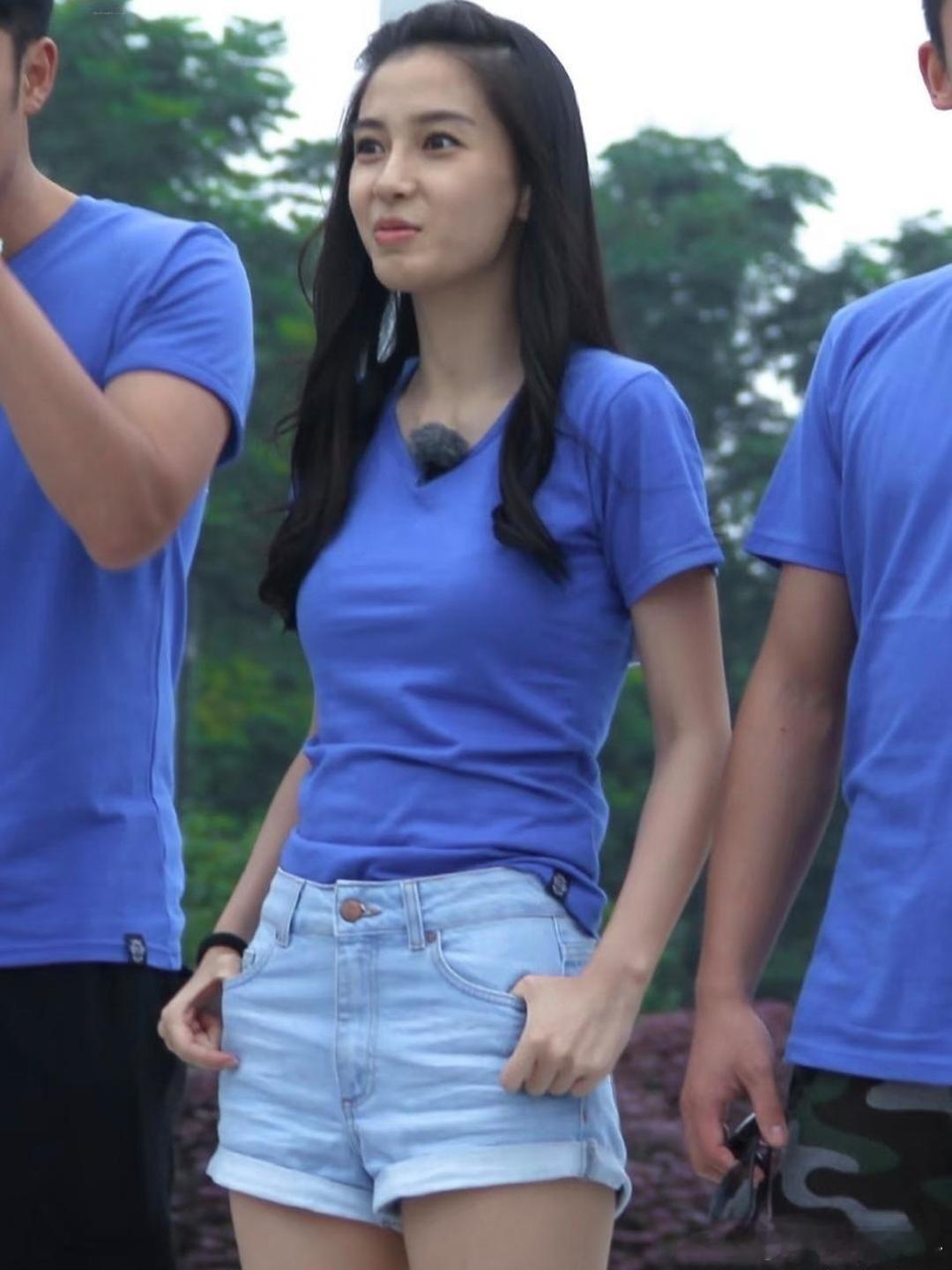 跑男那‌‌﻿阵‎子‏，Angelababy杨颖纯素颜样子，真的好美！​​​