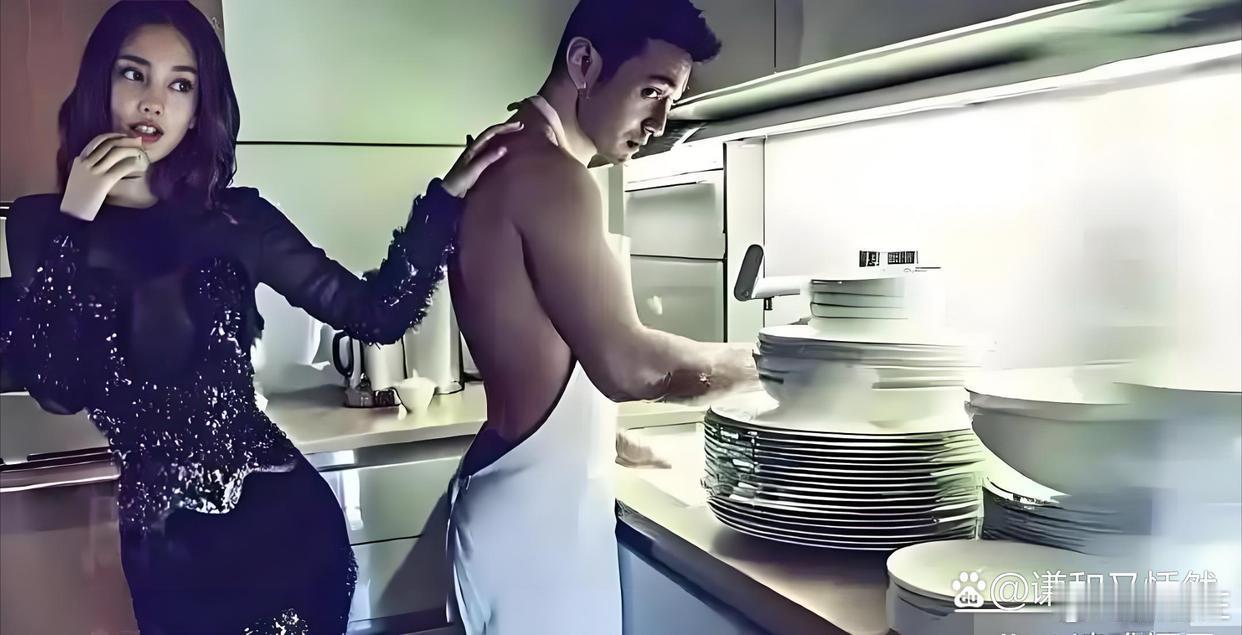 黄晓明和杨颖当时的结婚照