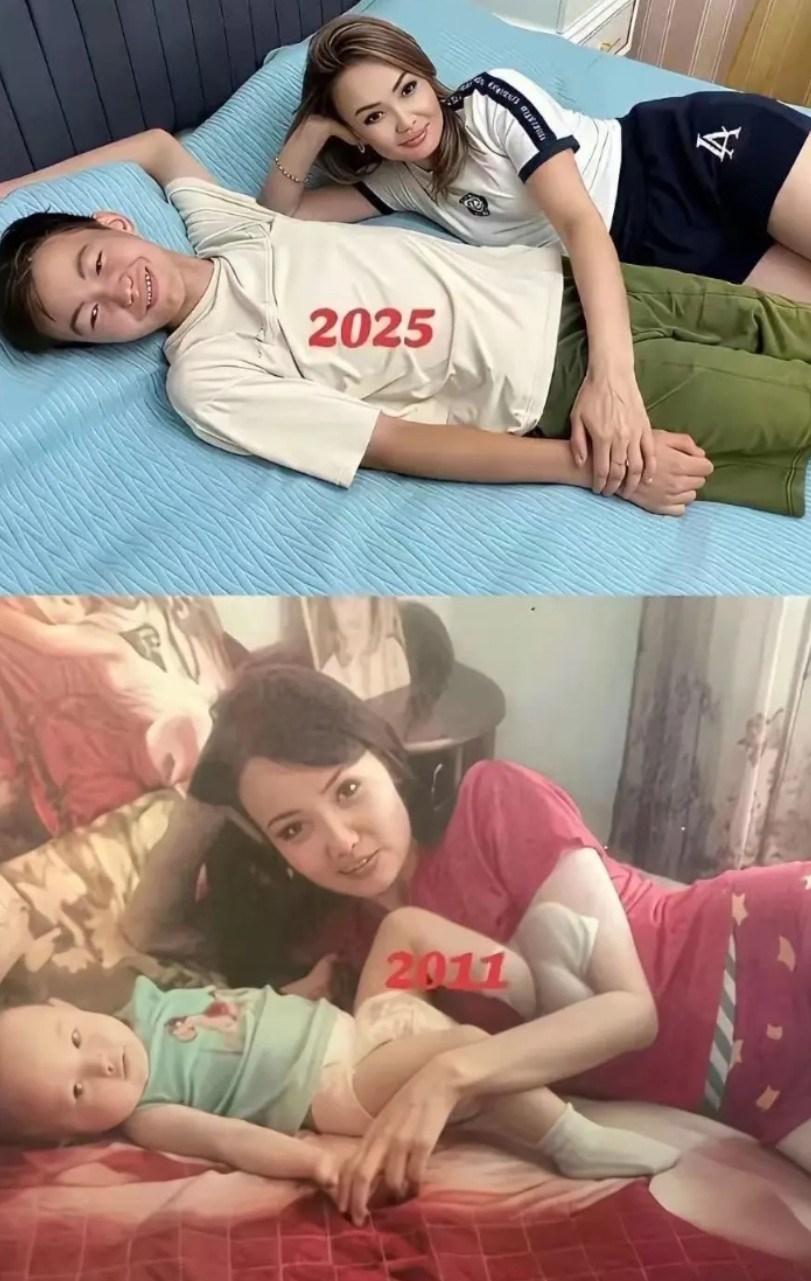 14年后的母子俩惊呆了