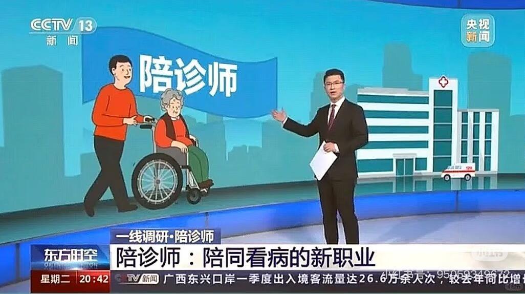 说白了，陪诊师就是专门陪人看病的新职业。现在医院里全是自助机器，挂号、缴费、