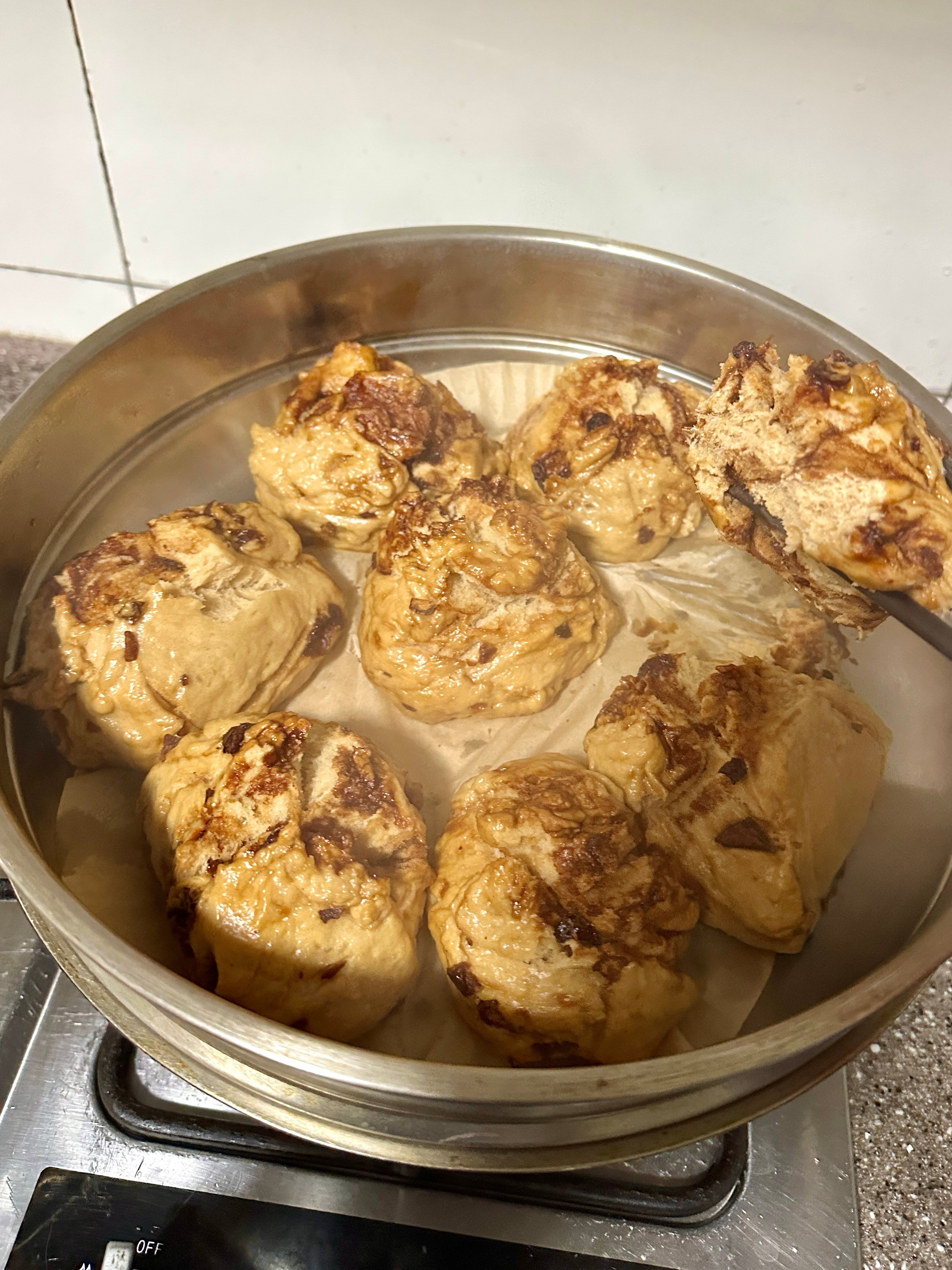 自己做东西好治愈！📝记录第一次做红糖馒头虽然丑丑的但好吃