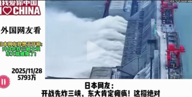 日本网友说：中日开战，先炸三峡，东大肯定瘫痪！这番话没等来中国网友的反驳，倒是先