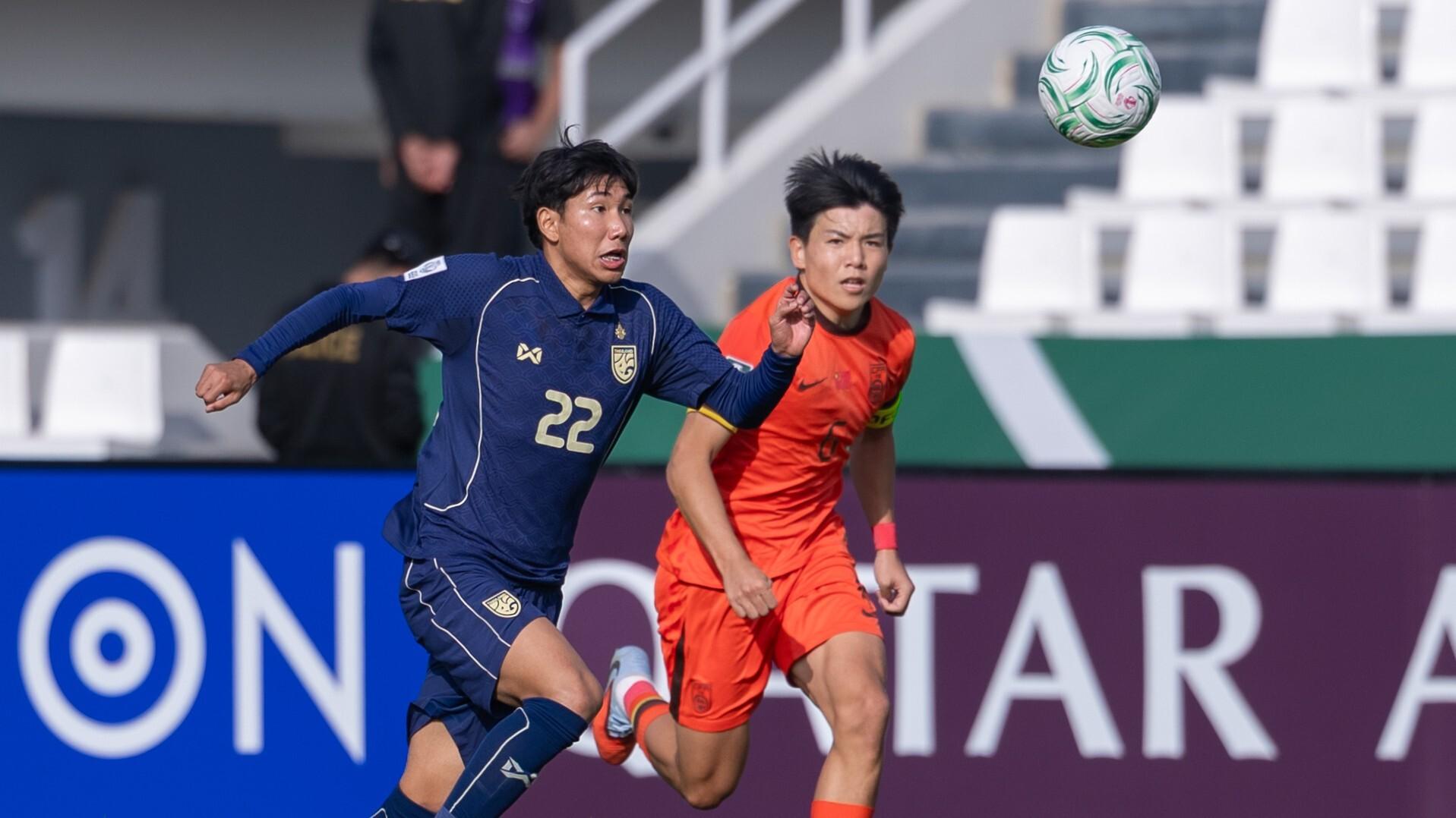 中国队在本届U23亚洲杯小组赛中仅进1球, 出线球队中最少