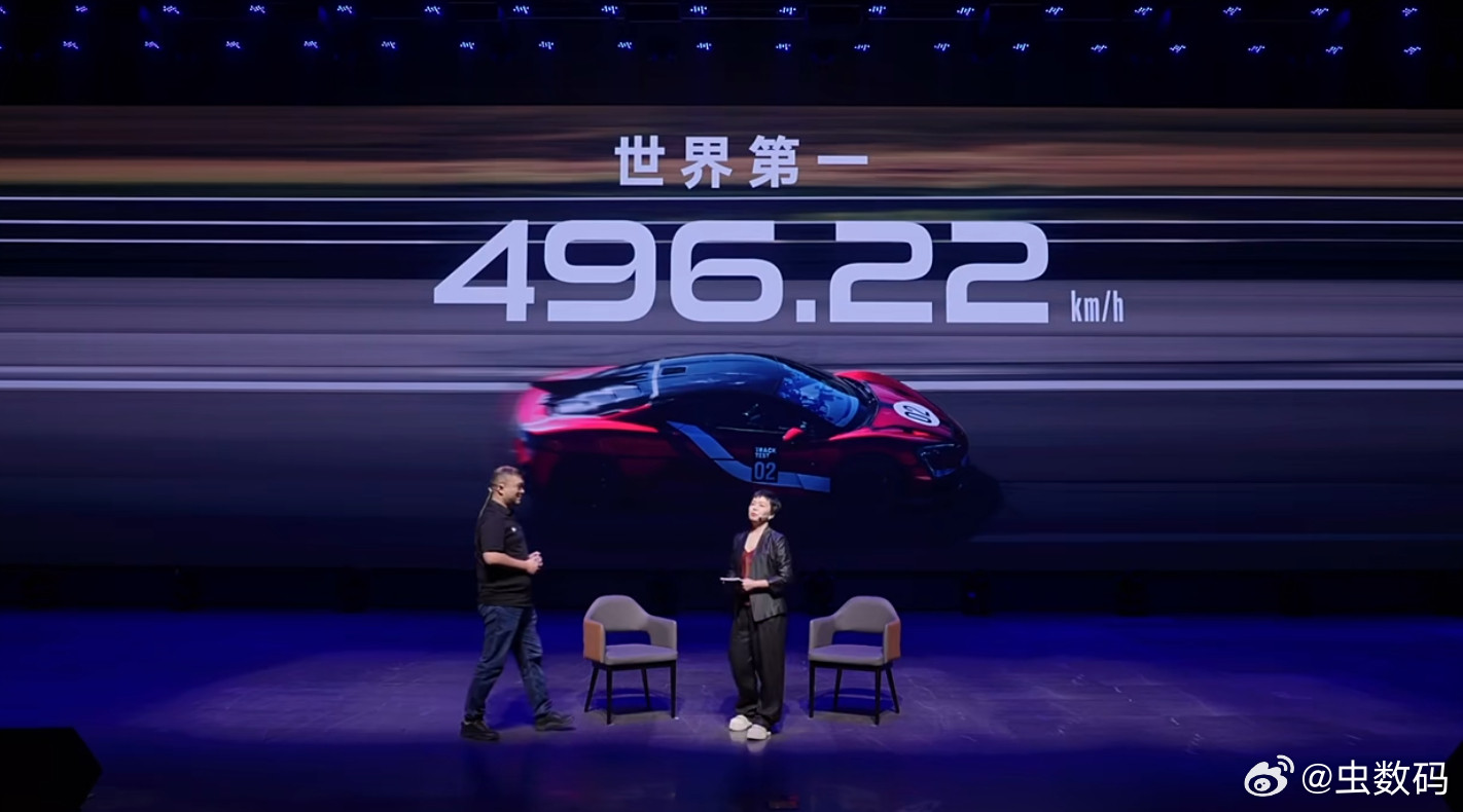 仰望U9X成为全球最快汽车牛逼啊仰望，极速496.22km/h，世界第一。纽北