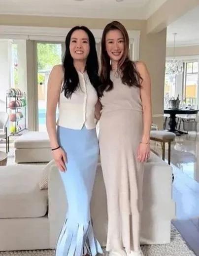 谢霆锋妹妹、谢贤女儿谢婷婷在上引热议，她在个人社交软件晒出自己孕8个月仍然打网球