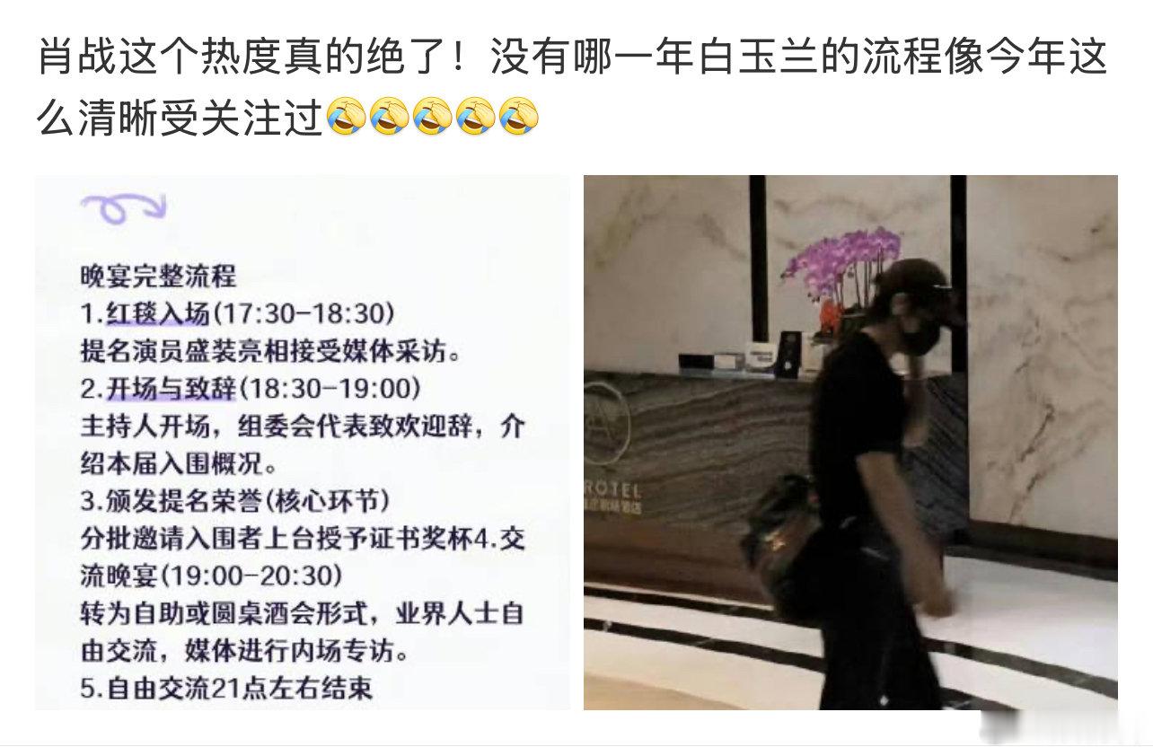 白玉兰流程没有像今年这么清晰过白玉兰流程没有像今年这么受关注白玉兰流程没有像今