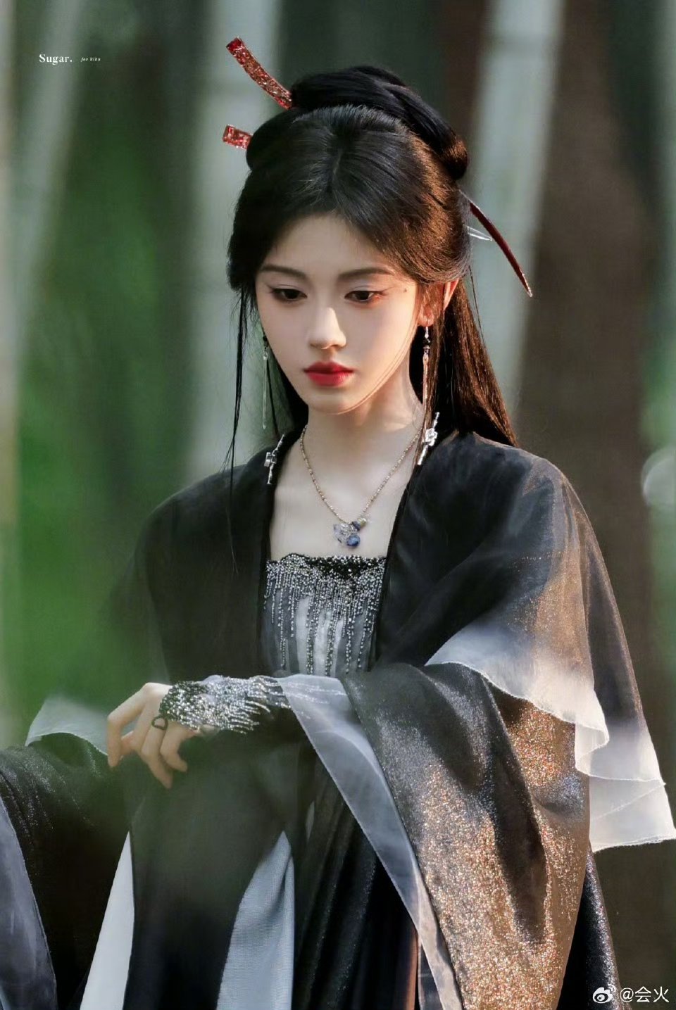 鞠婧祎古装造型有点太美了天选古人现代装美古装也这么美