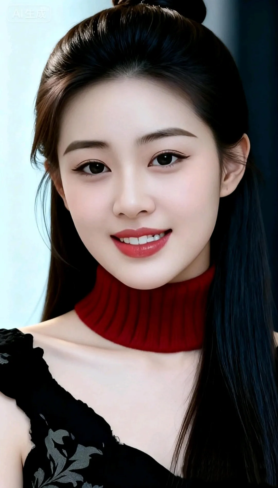 这个美女端庄、漂亮、人间精品！