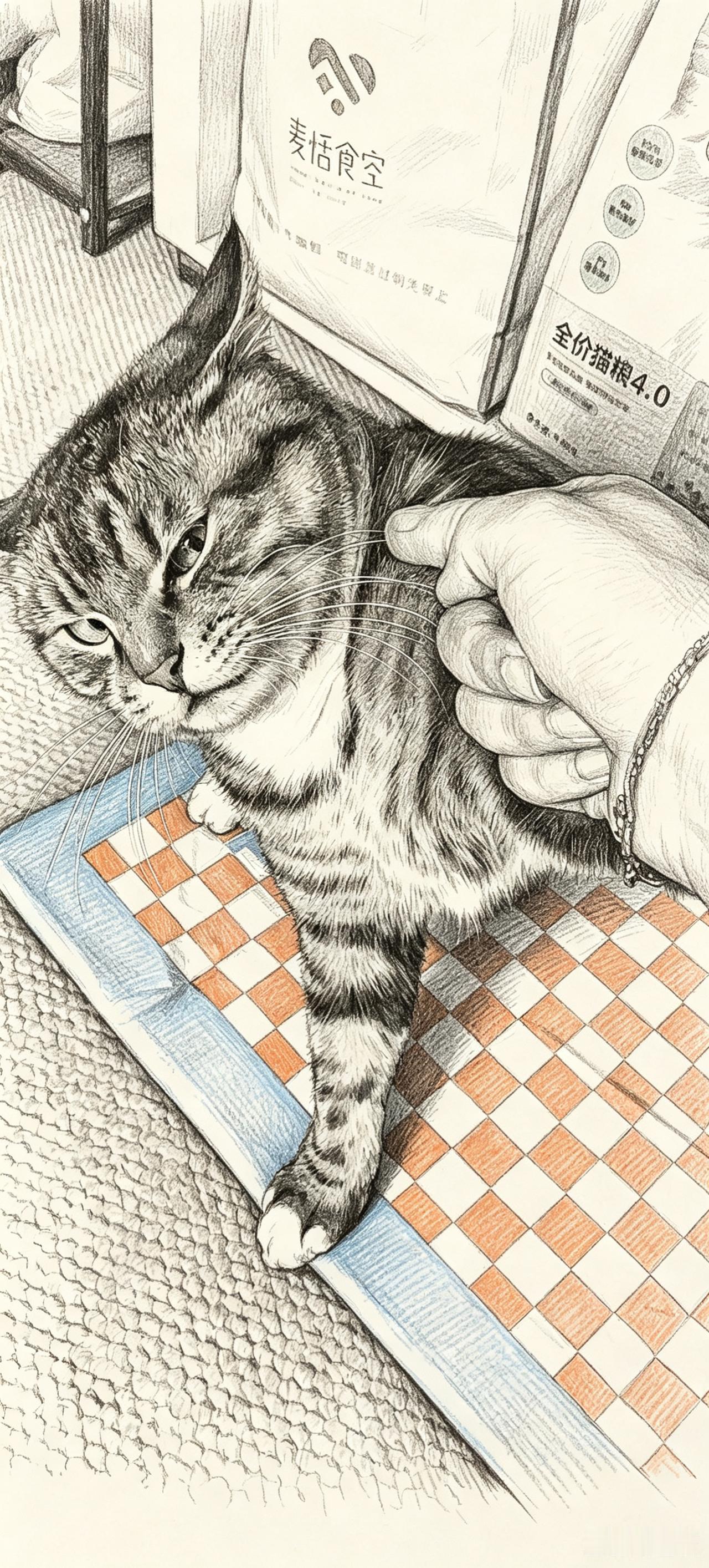 猫咪猫咪素描萌宠出道计划