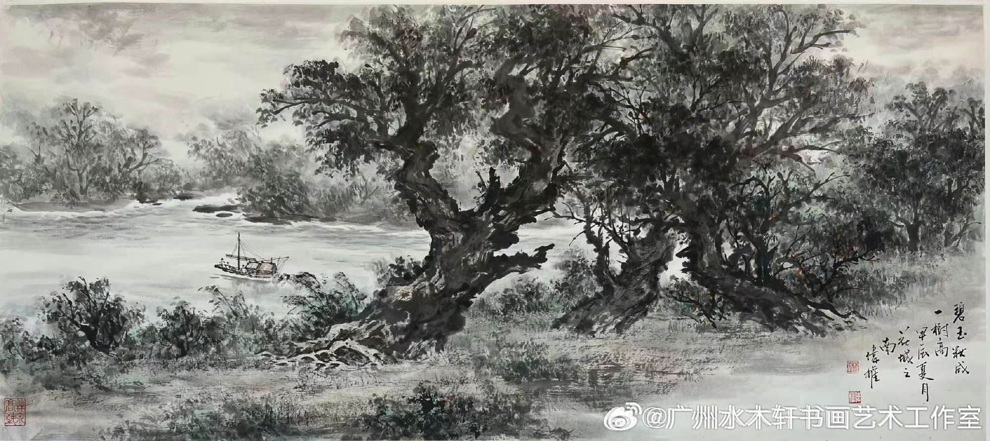 林伟权老师的！山水画作品欣赏。
