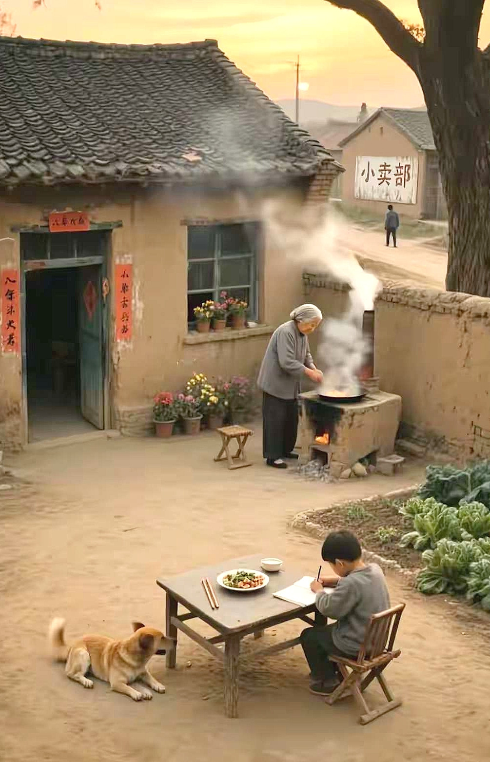 此情此景，应该配诗一首。