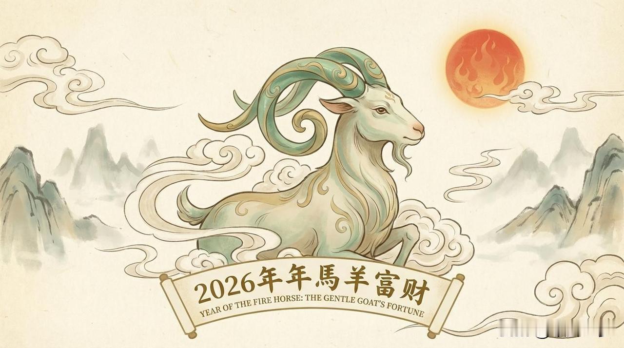 属羊人2026丙午马年全年运势午未六合太岁，十二年一次合太岁