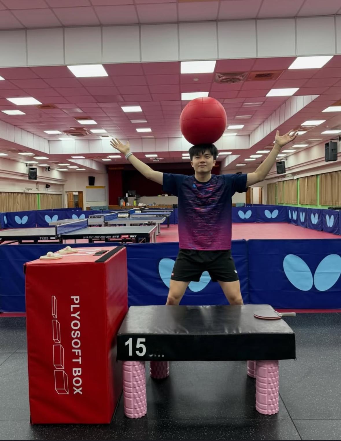 大年初一，林昀儒坚持✊上训！运动员真的好辛苦😓，不光是国乒运动员大年初一上