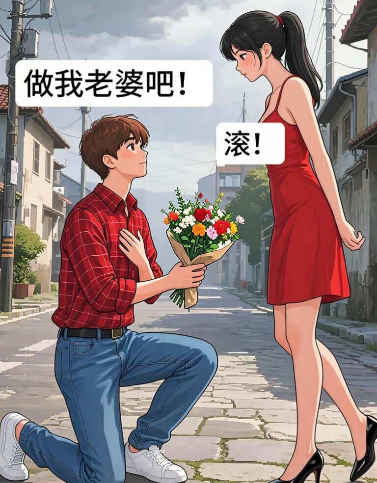 爱情只在一瞬间当漫画照进现实意料之外的结局这个就是爱情出乎意料的结局爱