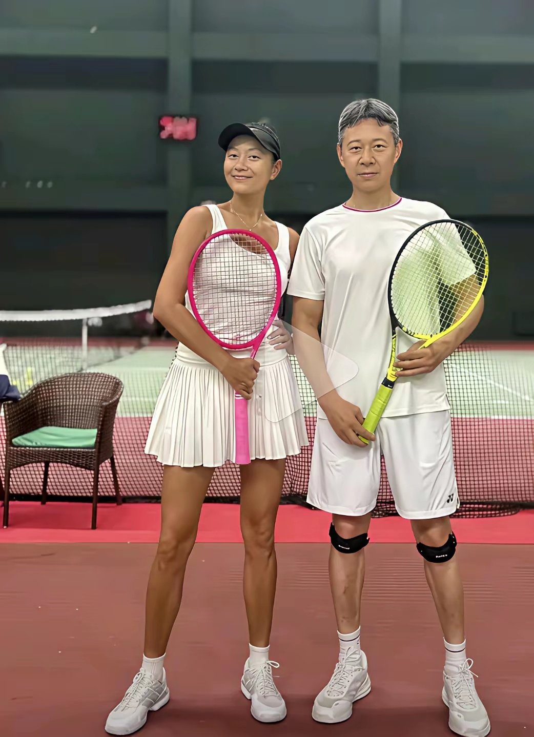 瞿颖和张丰毅的状态让人羡慕哟！​