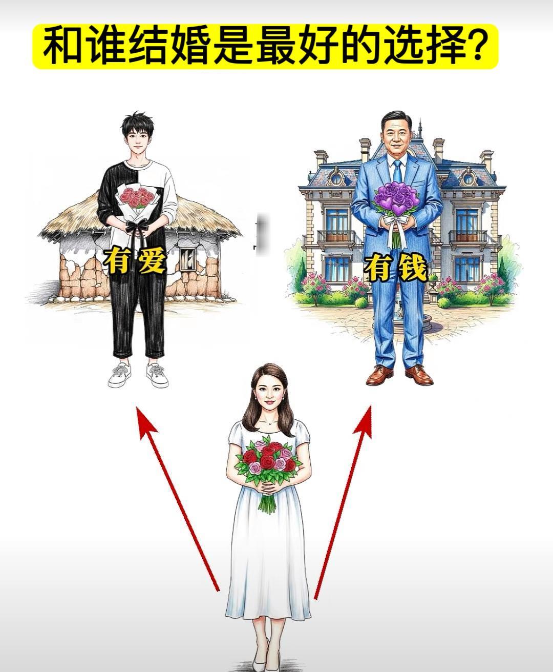 如果你是女生，你会选择和谁结婚？……