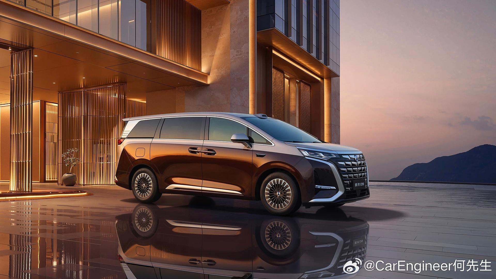 第二代腾势D9改款上市，而且是涨价了5万上市，如果算中间款，可以说是涨价7万。腾