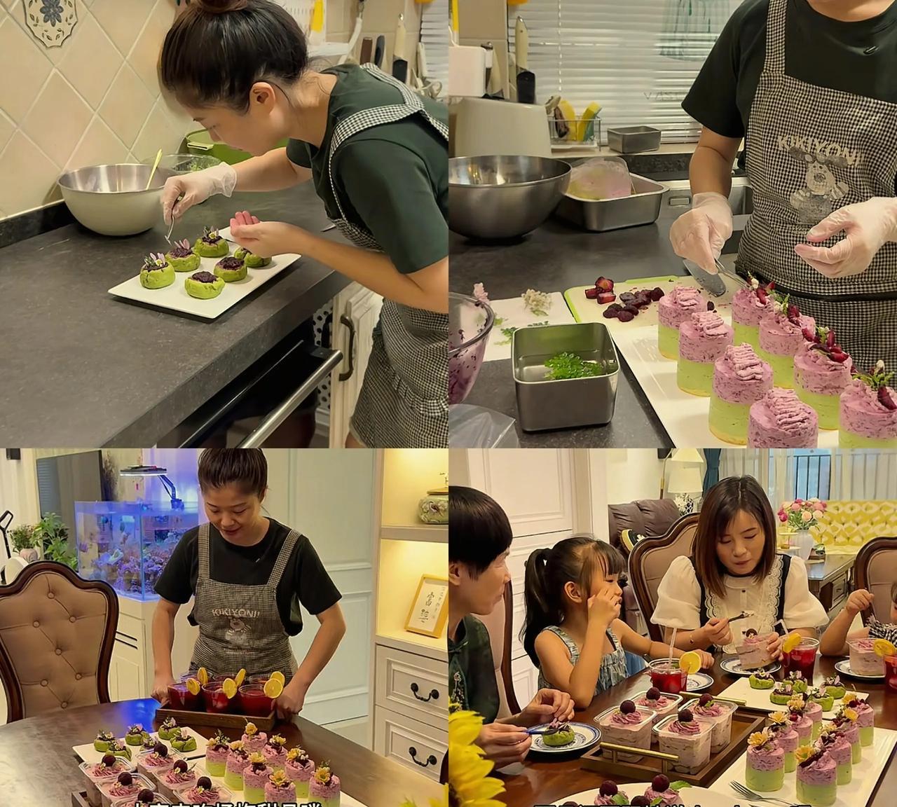卢小厨做了杨梅甜品！不得不说，卢小厨的厨艺太棒了，不但会各种美食，甜品也是换着花