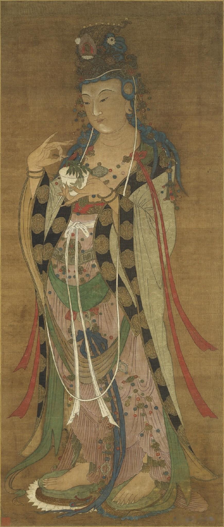 宋画里的杨柳观音，宋人心中的慈悲之美千年前的宋代画师，把中国人理解的慈悲，