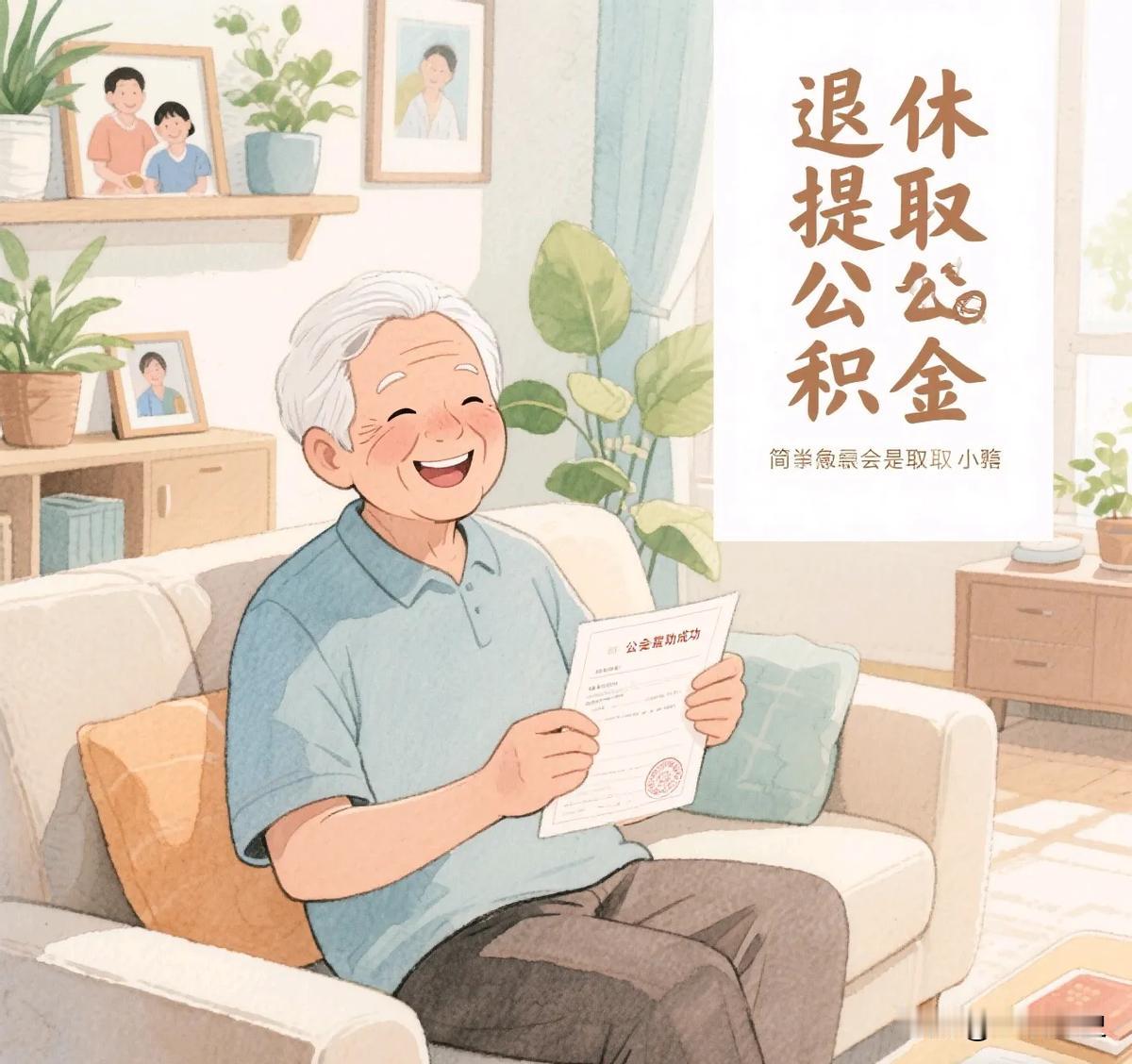 退休后，公积金别傻等半年！很多人不知道，一笔钱能立刻到手。许多人误以为退