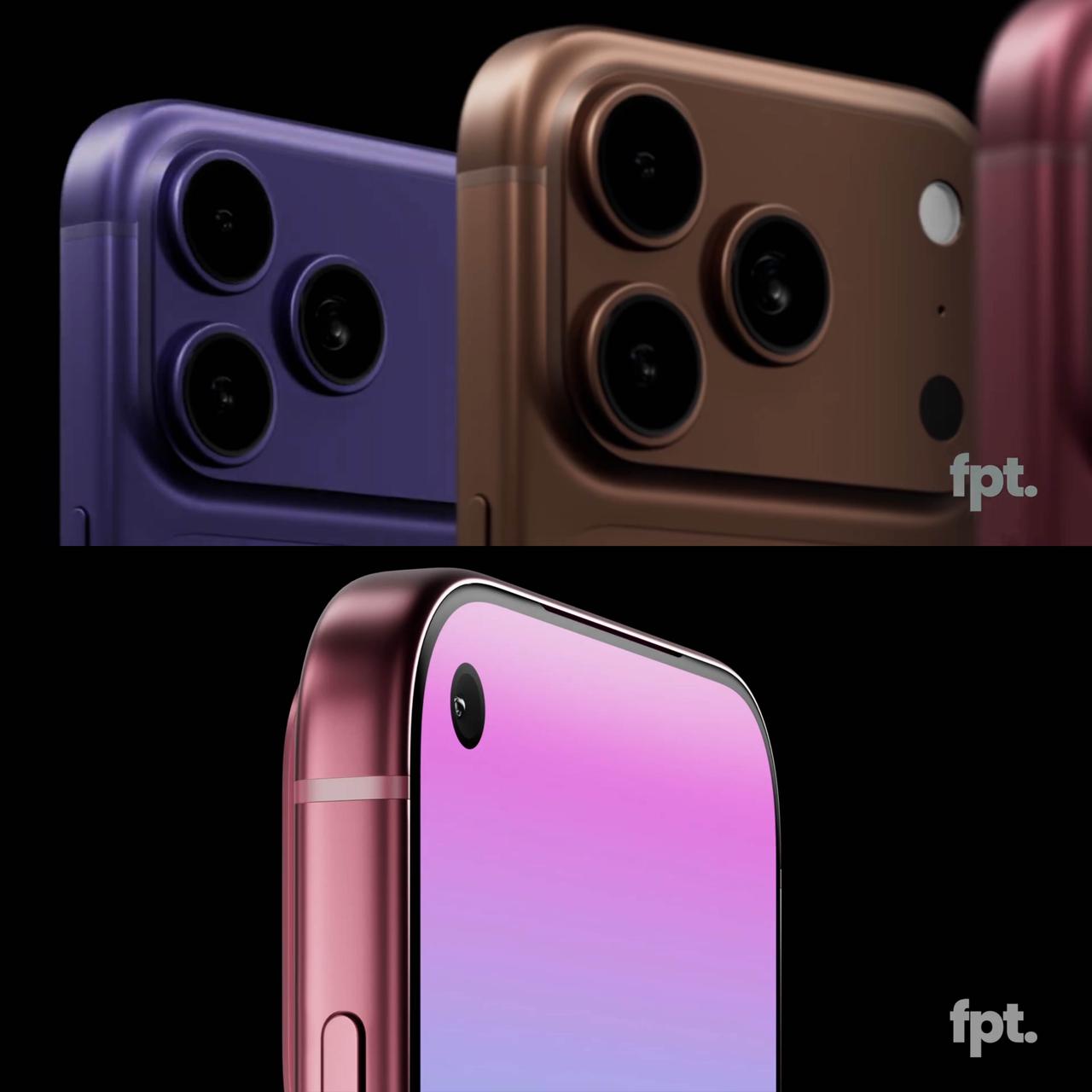 iPhone18Pro预测渲染曝光：单挖孔屏幕与屏下FaceID，影像系统大升级