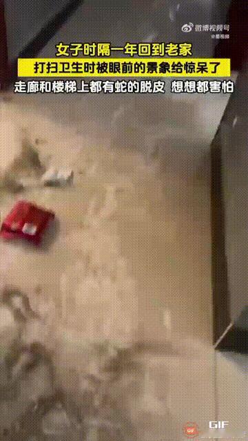 这种场景，谁还能睡得着啊？湖北恩施一名女子一整年没有回老家，因为老家也没有人住，