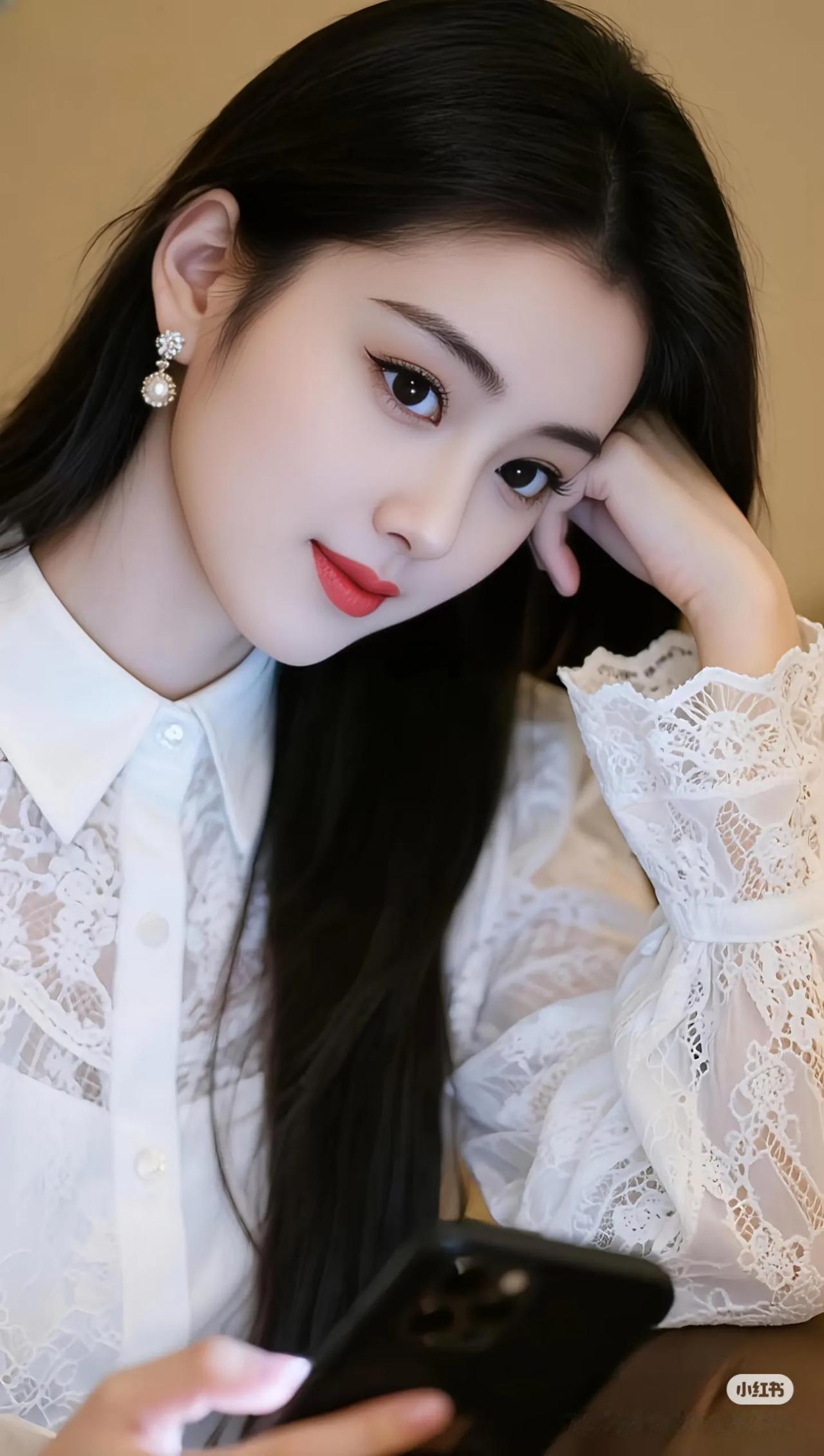 美女长得好漂亮！人见人爱，花见花开街拍高清美女