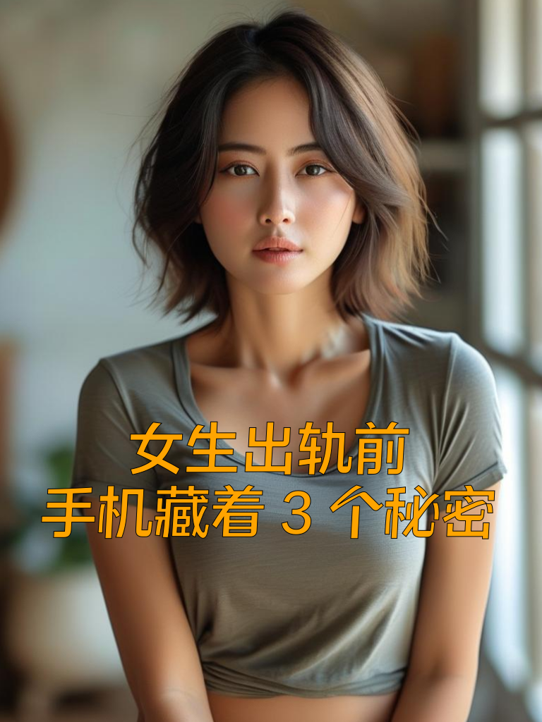 女生出轨前，手机藏着3个秘密