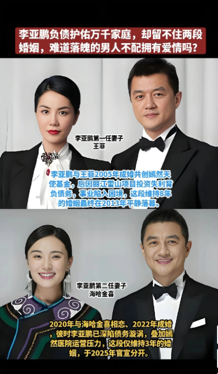 第一段（2005-2013，与王菲）：因艺术结缘，育有一女李嫣，终因精神追求、价