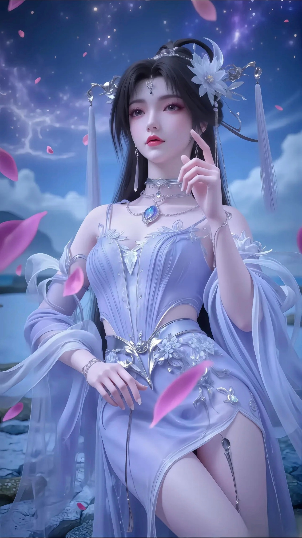 完美世界邀月【精美壁纸】这颜值，不是主角可惜了！国产动漫​​​