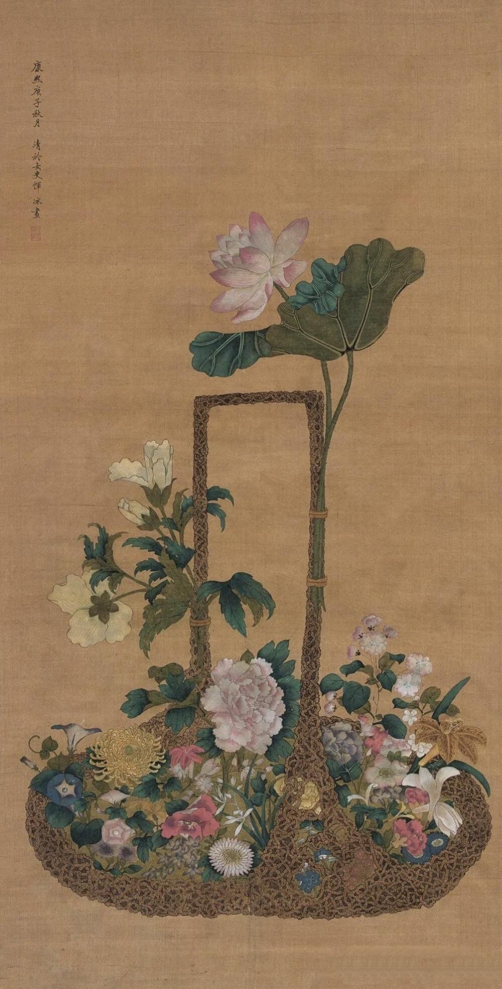 🌸品诗|百草竞春华，丽春应最胜。少须颜色好，多漫枝条剩。——《丽春》🌸赏画