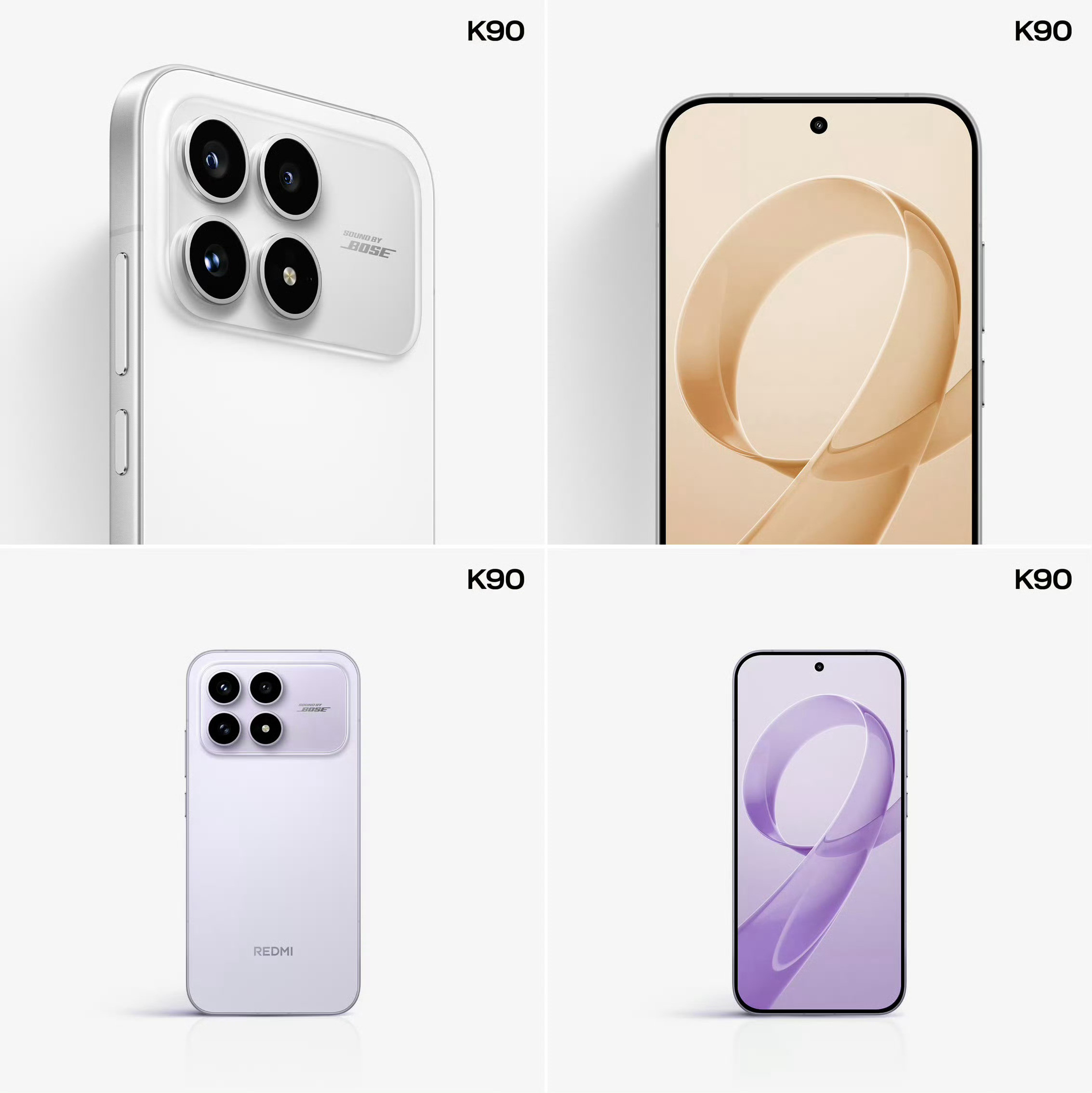 K90系列已公布的配色全家桶，6.5/6.9双尺寸。喜欢哪一款？​​​