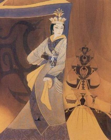 公元前238年，一天等赵姬疲惫的睡下，嫪毐起身拉着一个侍女走进密室，在密室中他轻