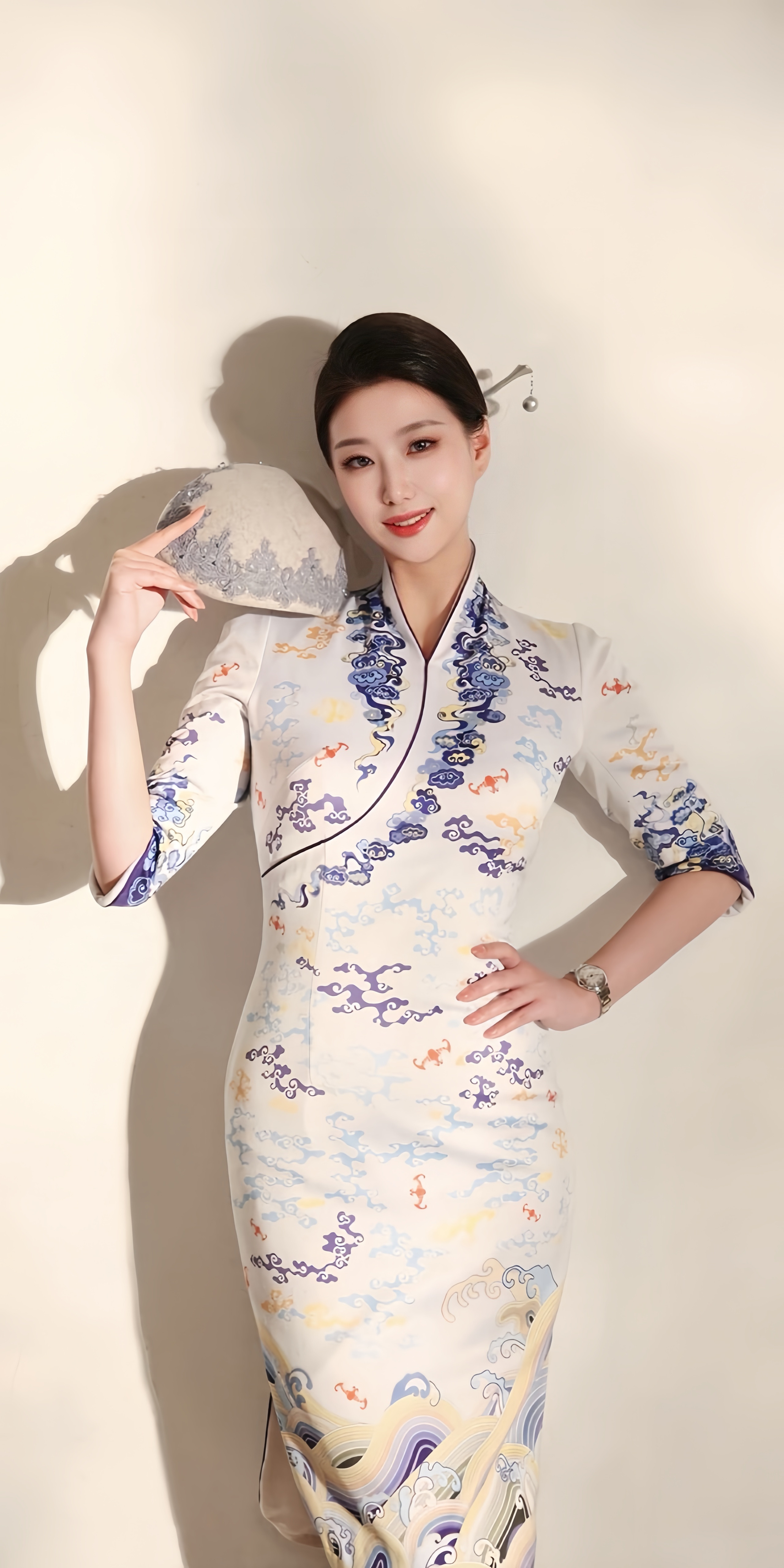海航空姐的制服照太美了。​​​