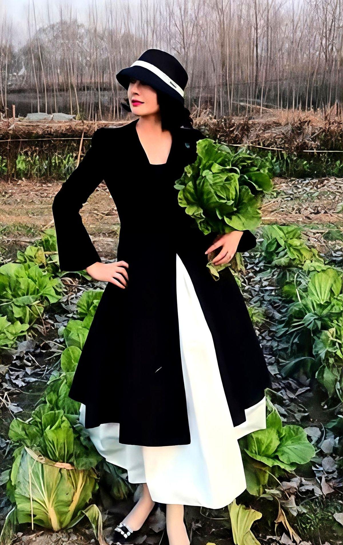 穿高跟鞋拔白菜，程丽莎这回又被说“作秀”。她跟着丈夫郭晓东回临沂老家，一身赫