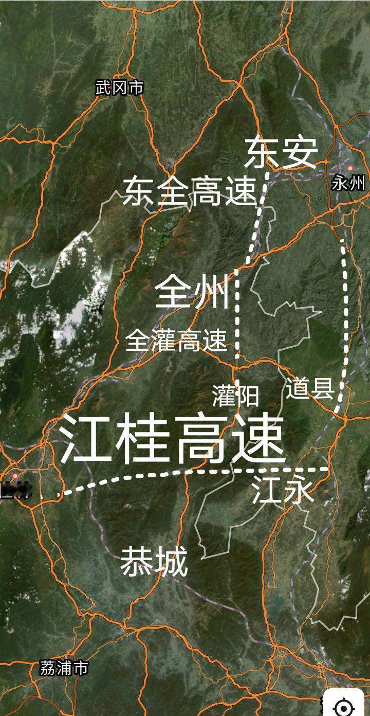 湘桂高速，湖南永州未来将新增2条高速对接桂林的全灌高速和江桂高速桂林段，目前处于