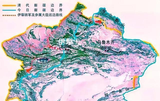 19世纪中后期，沙俄通过《中俄勘分西北界约记》《伊犁条约》等不平等条约，逐步侵占