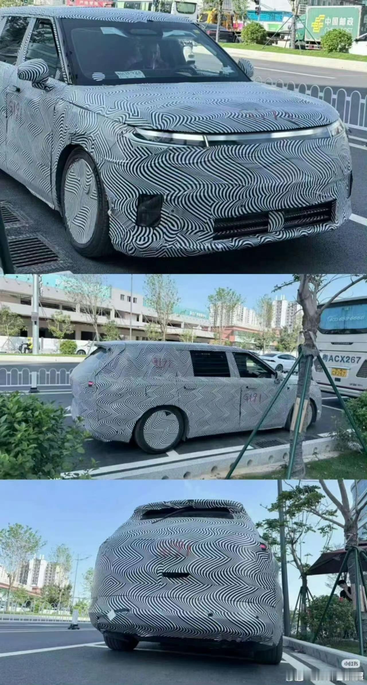 网友拍到的小鹏G01伪装车，最终会怎样命名呢，叫小鹏G8还是小鹏G10？这个车