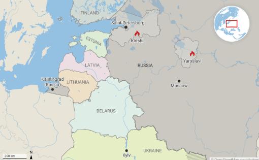 图文：乌克兰对给俄坦克和轰炸机供油的两家炼油厂实施打击对普里莫尔斯克和乌斯季