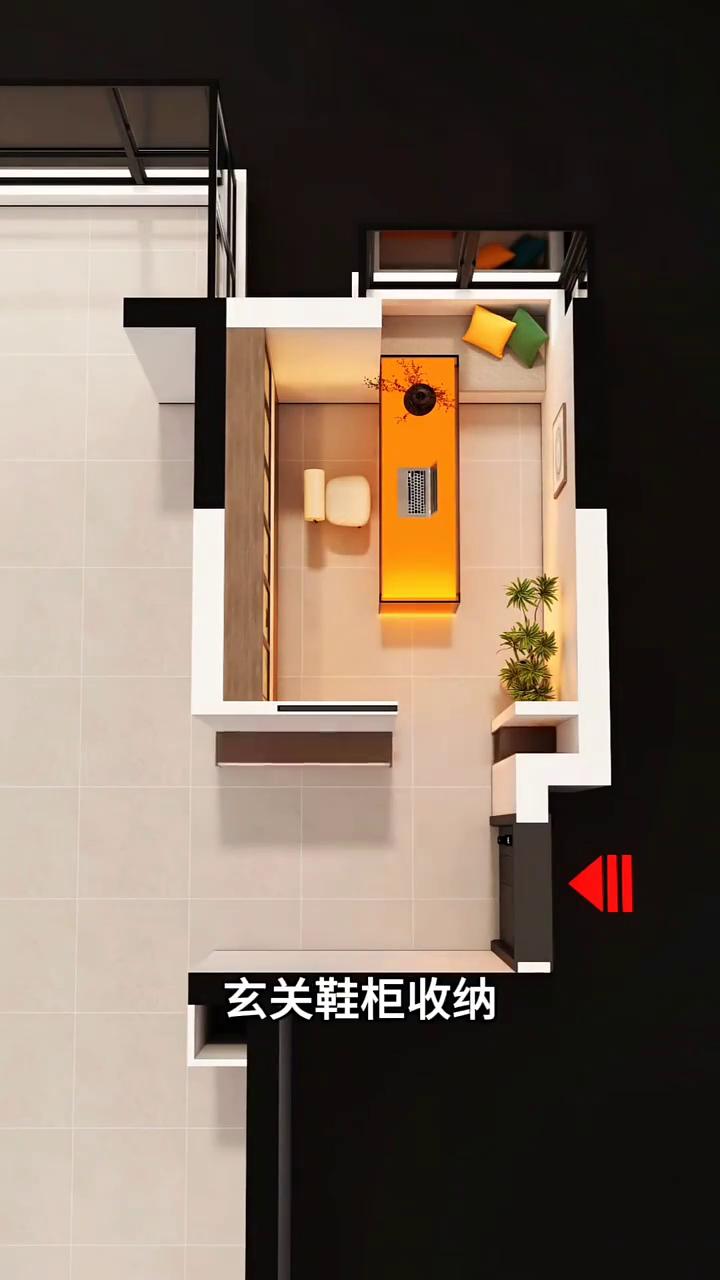 这次终于做了一套比较正常的户型，业主夫妇和两个小孩四口人居住。套内117平，四房