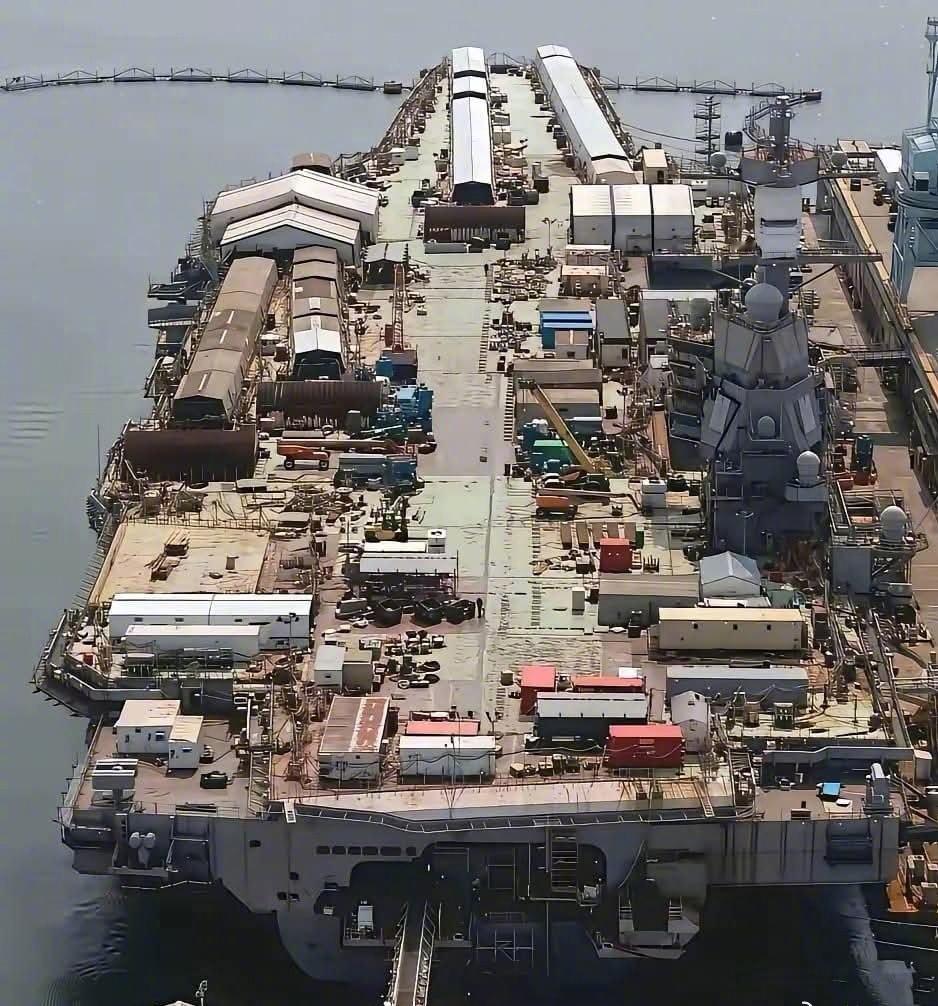 🔺图1：美国海军“肯尼迪”号核动力航空母舰，2011年开工，至今已15年头，搞