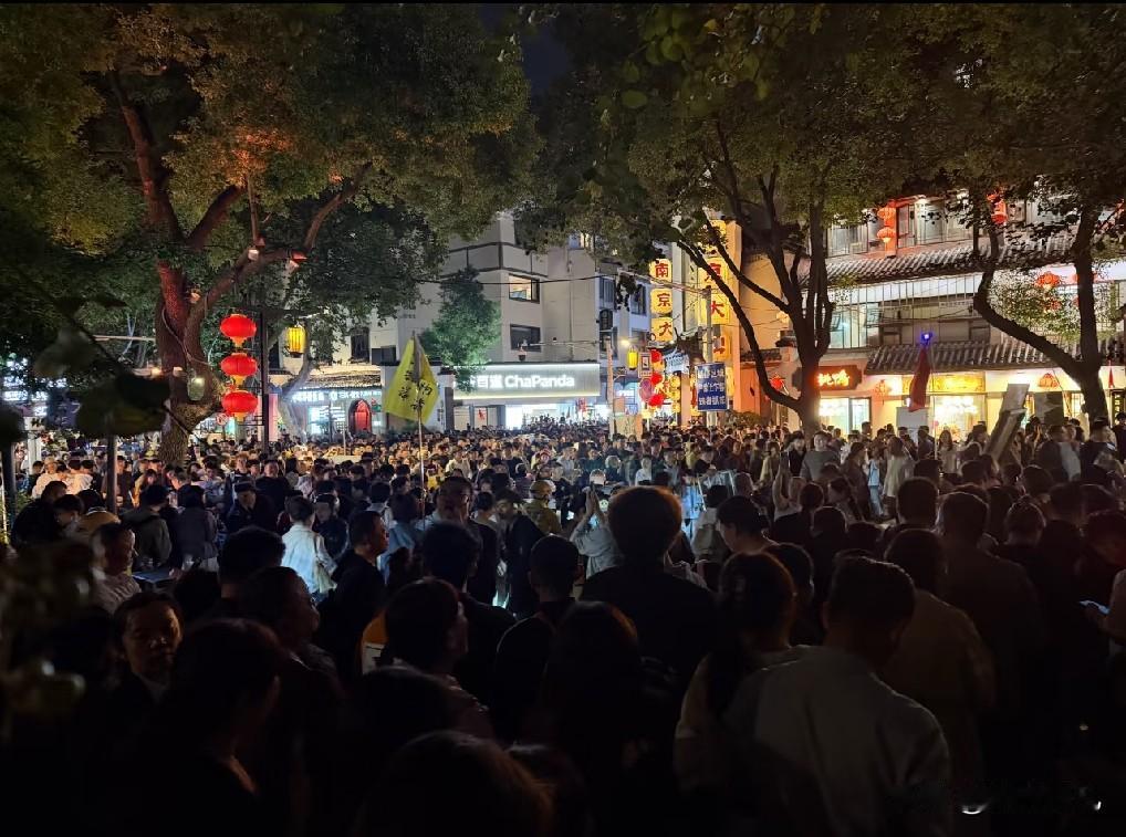 南京现在应该有一亿人吧，夫子庙也挤满了人。有点想不通，中国一共才14亿人，一年去