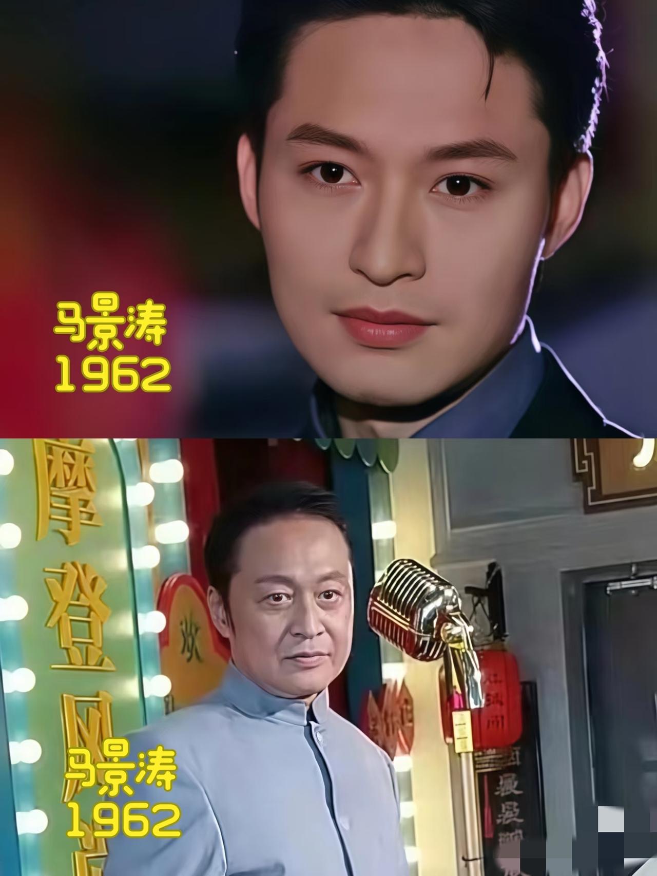 马景涛年轻时颜值惊艳，模样格外帅气，岁月催人老，上了年纪之后颜值落差很大。所