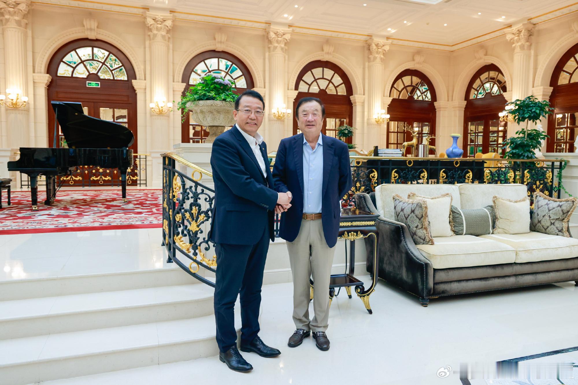广汽集团董事长冯兴亚，6月30日专程赴深圳拜访华为任正非。​​​