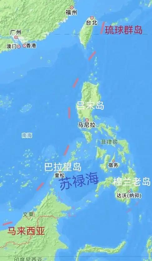菲律宾这次演习特意选在巴拉望岛附近的苏禄海，而不是更靠前的争议岛礁。选择苏禄