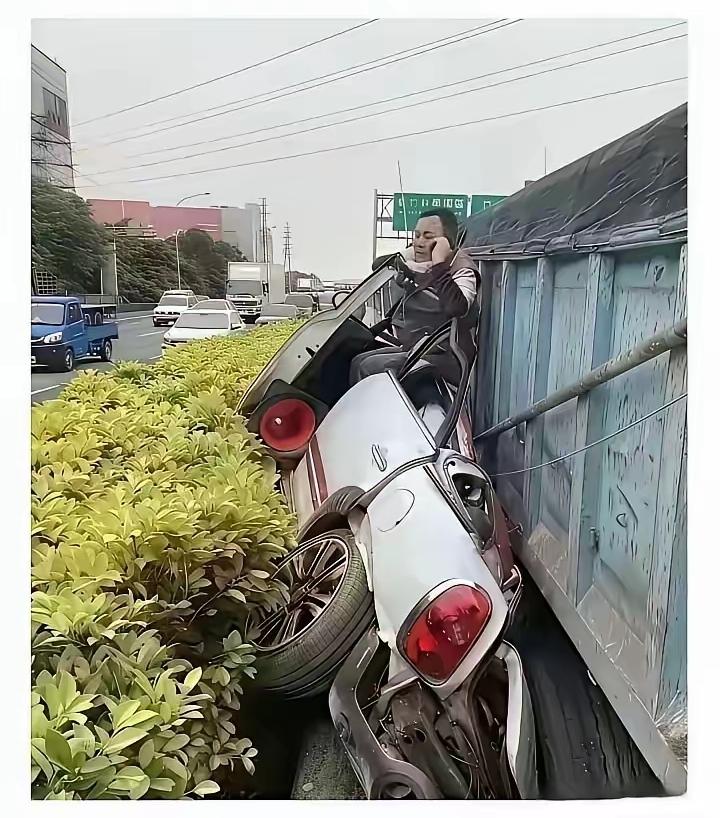 大哥这运气也是没谁了，我想以后大哥也不会在自己一个人开车了，这次给大哥留下了心里