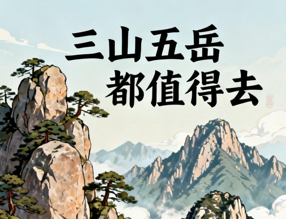 要说黄山、泰山、华山哪个最值得去，还得看个人偏好。要是喜欢奇山云海、水墨画卷般的